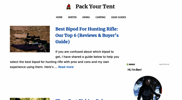 packyourtent.com