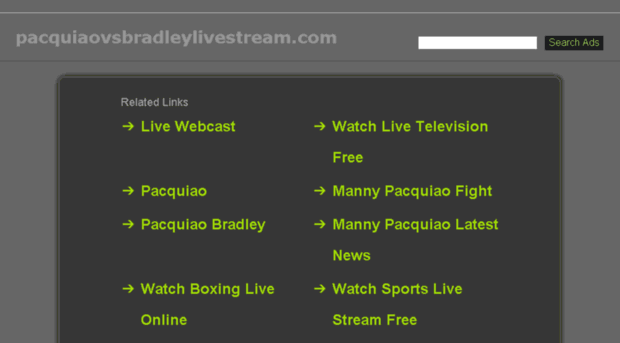 pacquiaovsbradleylivestream.com