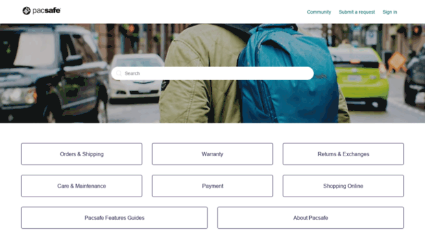 pacsafe.zendesk.com