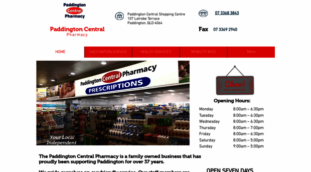 paddingtoncentralpharmacy.com.au