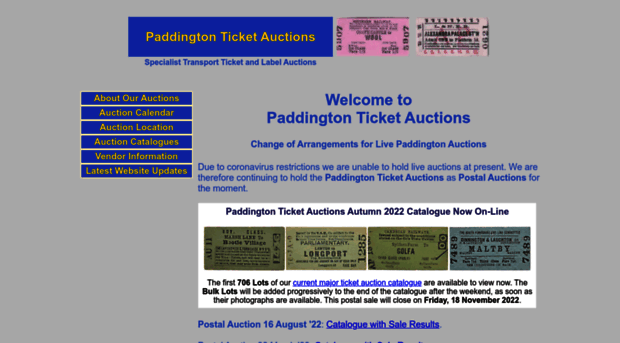 paddingtonticketauctions.co.uk