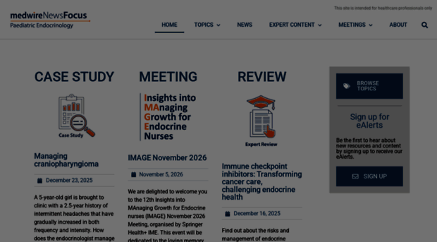 paediatric-endocrinology.medwirenews.com