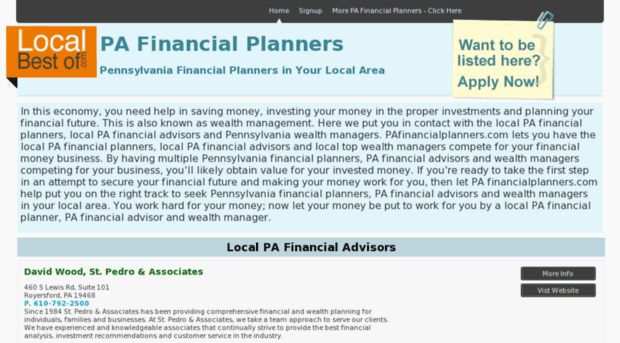 pafinancialplanners.com