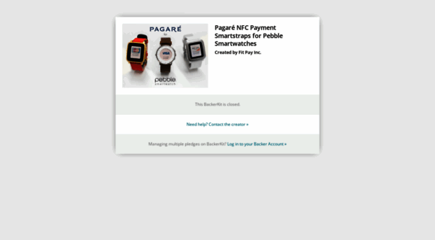 pagare-contactless-payment-smartstraps-for-pebble.backerkit.com