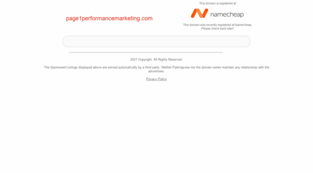 page1performancemarketing.com