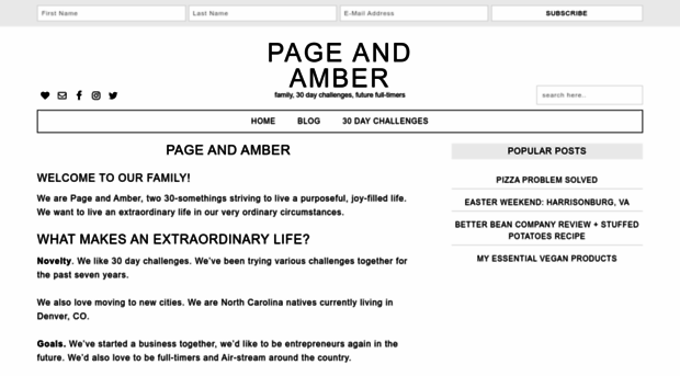 pageandamber.com