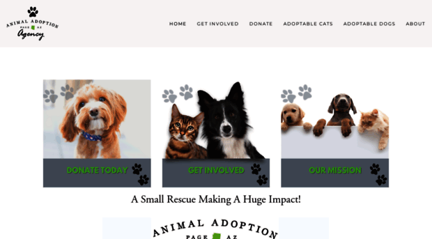 pageanimaladoptionagency.com