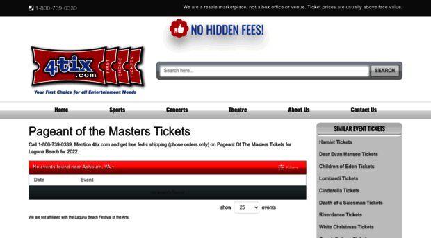 pageanttickets.net