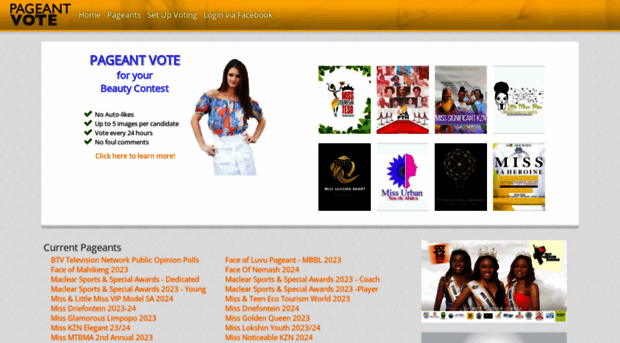 pageantvoteafrica.com