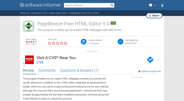 pagebreeze-free-html-editor.software.informer.com