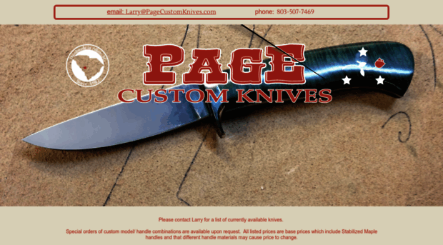 pagecustomknives.com