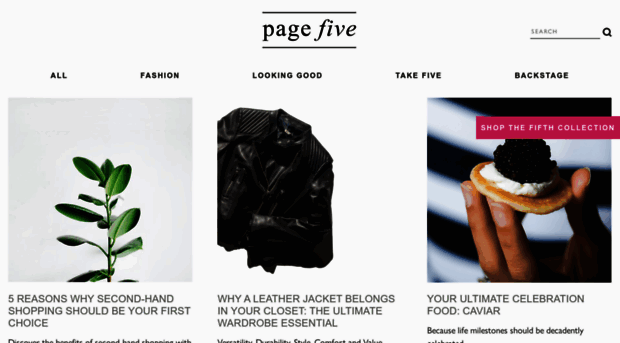 pagefive.thefifthcollection.com