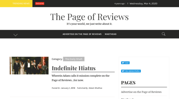 pageofreviews.com