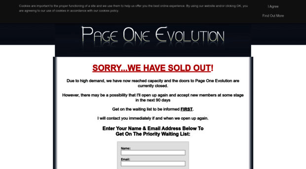 pageoneevolution.com