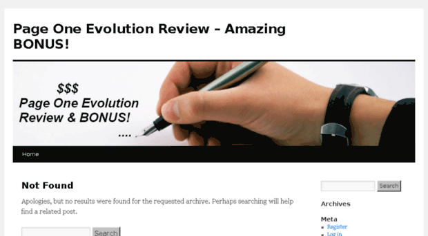 pageoneevolutionreview.wordpress.com