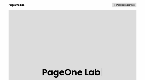 pageonelab.com