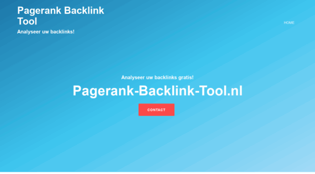 pagerank-backlink-tool.nl