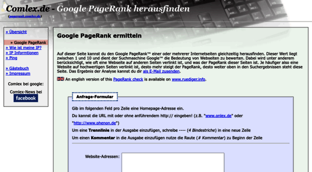 pagerank.comlex.de