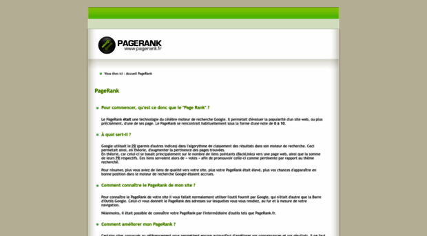 pagerank.fr
