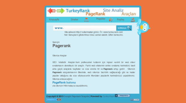 pagerank.turkeyrank.com
