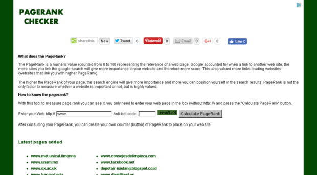 pagerankchecker.es