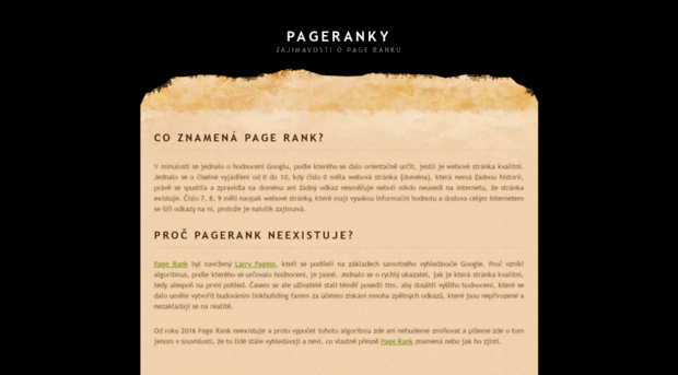 pageranky.cz