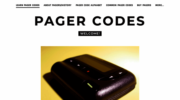 pagercodes.com