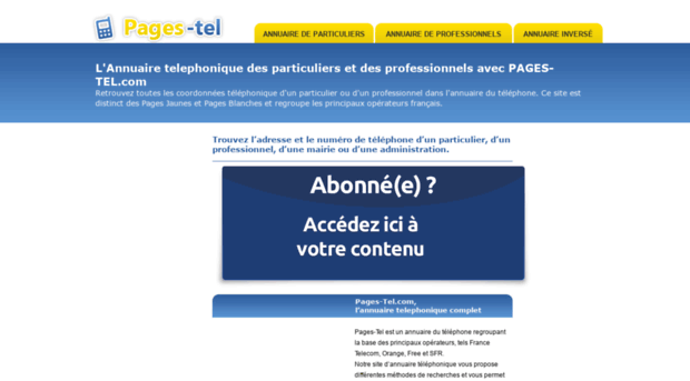 pages-tel.com