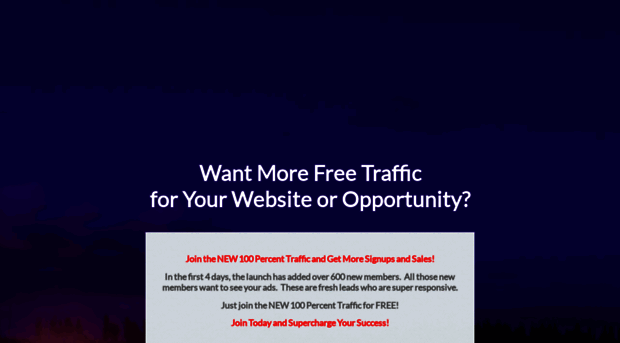 pages.100percenttraffic.com