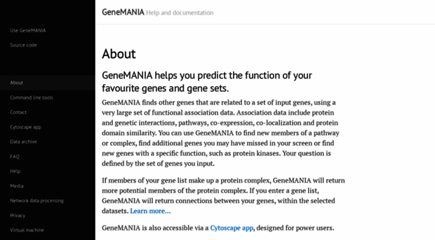 pages.genemania.org