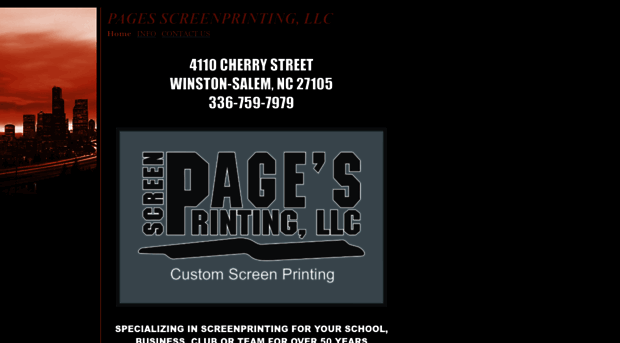 pagesscreenprinting.com