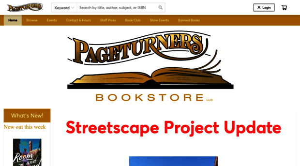 pageturnersbookstore.com