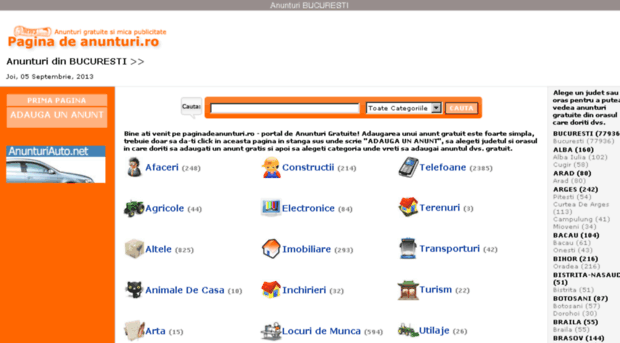 paginadeanunturi.ro
