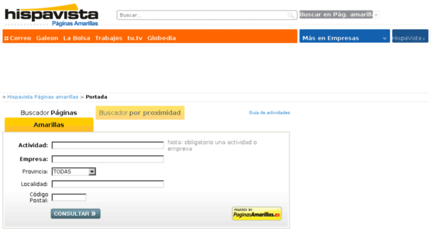 paginasamarillas.hispavista.com