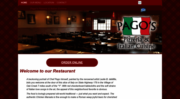 pagospizza.com