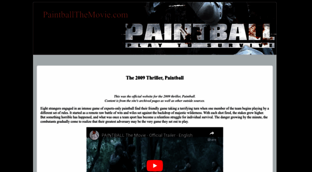 paintballthemovie.com