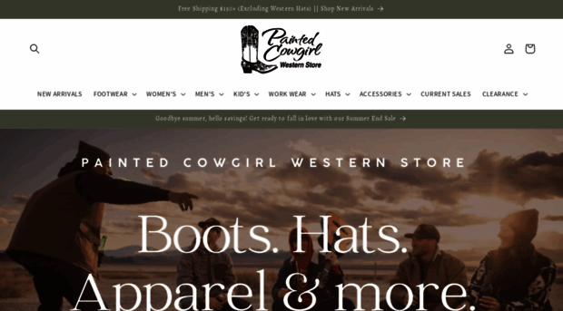 paintedcowgirlwesternstore.com