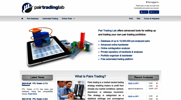 pairtradinglab.com