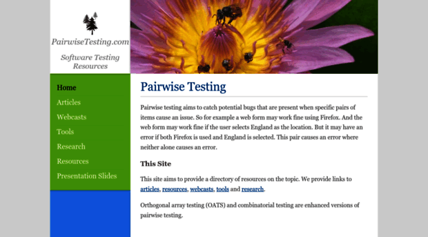 pairwisetesting.com