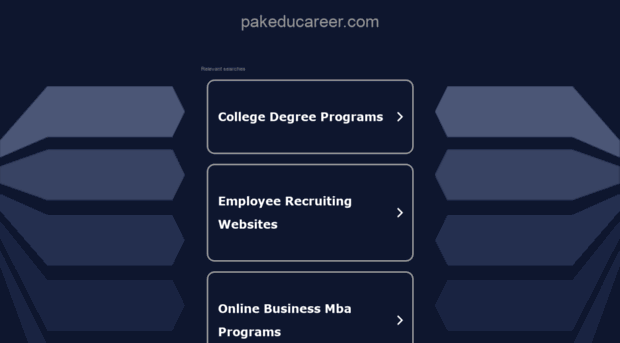 pakeducareer.com