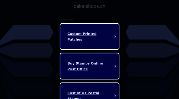 paketshops.ch