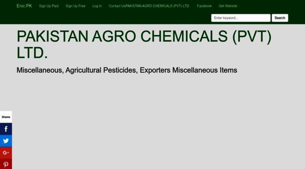 pakistanagrochemicalspvtltd.enic.pk