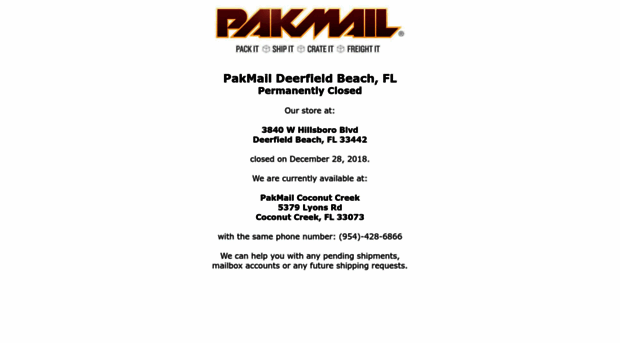 pakmaildeerfieldbeach.com