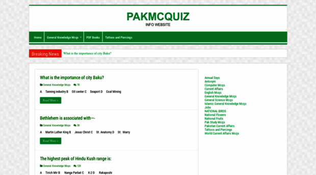 pakmcquiz.com