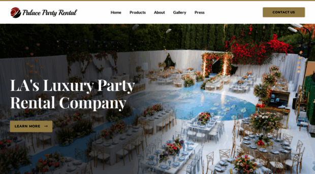 palacepartyrental.com