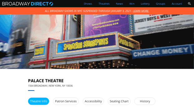 palacetheatreonbroadway.com