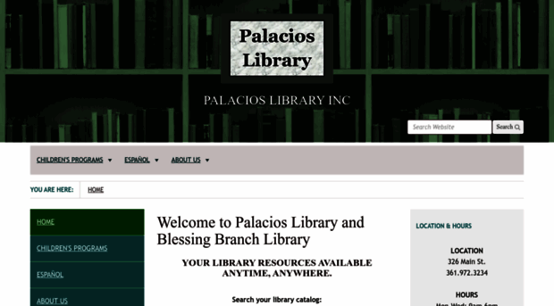 palacioslibrary.org