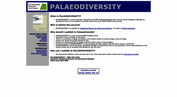 palaeodiversity.org