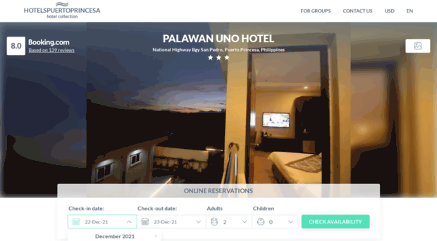 palawan-uno.hotelspuertoprincesa.com