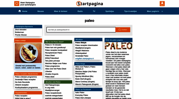 paleo.startpagina.nl